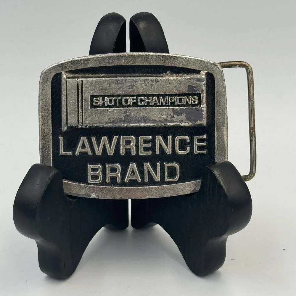 Vintage‎ Lawrence Brand Shot of Champions Shotgun Shell Belt Buckle